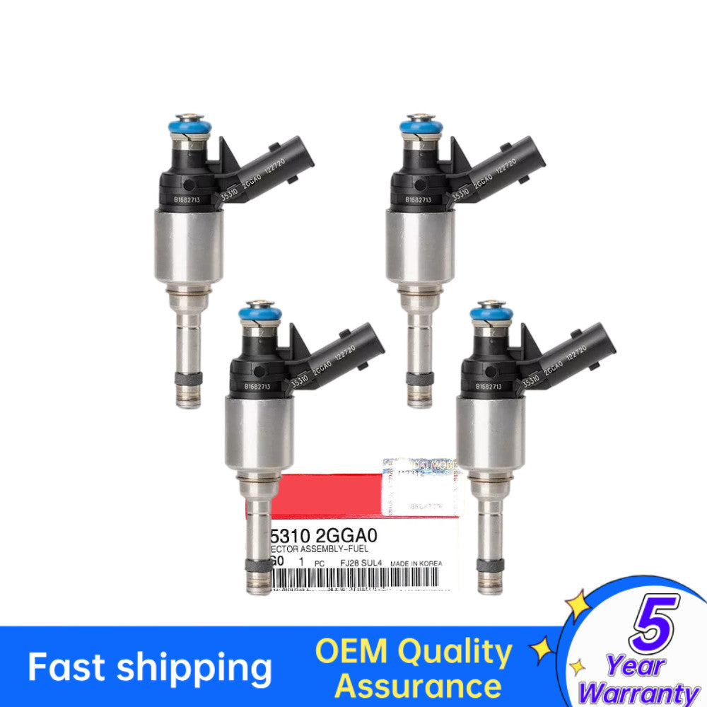 4-pack Equipment Manufacturer Fuel Injectors for Hyundai Sonata and for Kia Sorento 2015-2018 2.4L 353102GGA0