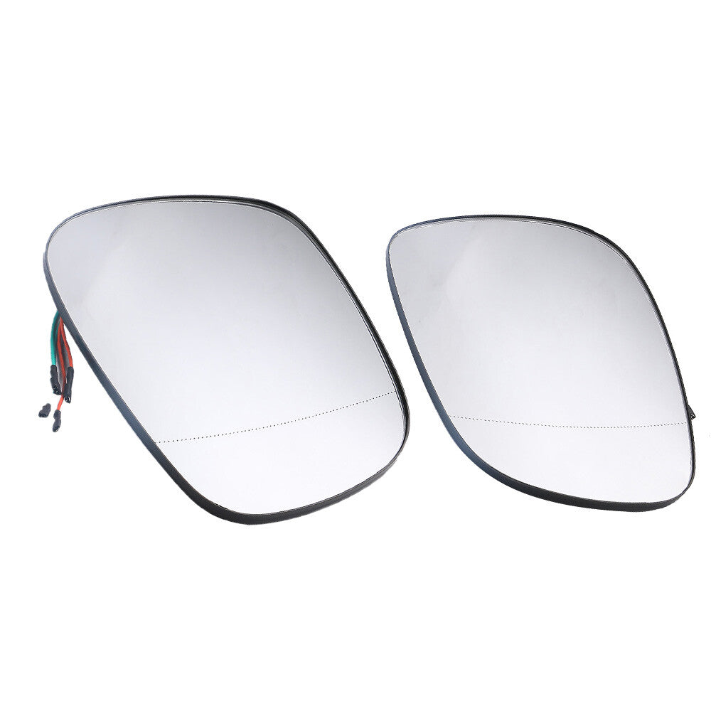 2x Mirror Glass LH  RH Side Fits 2008-2015 for BMW X3 F25 X1 E84 Replaces Q