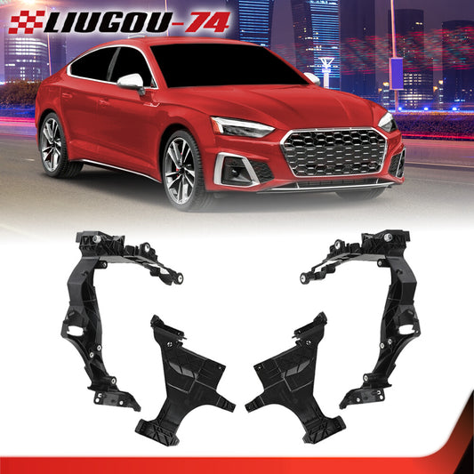 4X Fits 2012 - 2016 for Audi A5 S5 Rs5 Headlight Mounting Bracket Kit - v
