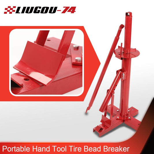 Tire Bead Breaker Tool Installation Home Shop Automatic DIY Manual Portable Hand Changer- v