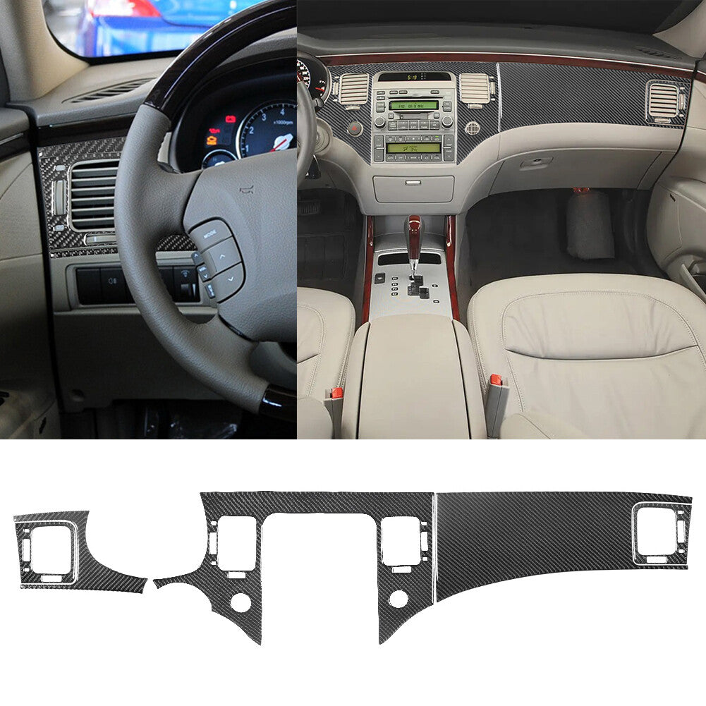 9x Piano Black Automatic Gear Shift Panel Cover Trim for Honda for Civic 8th 2006-11 v