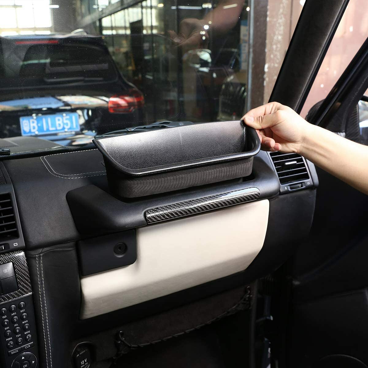 ABS interior storage box passenger side package trim for G-Class G5 2004-18 n