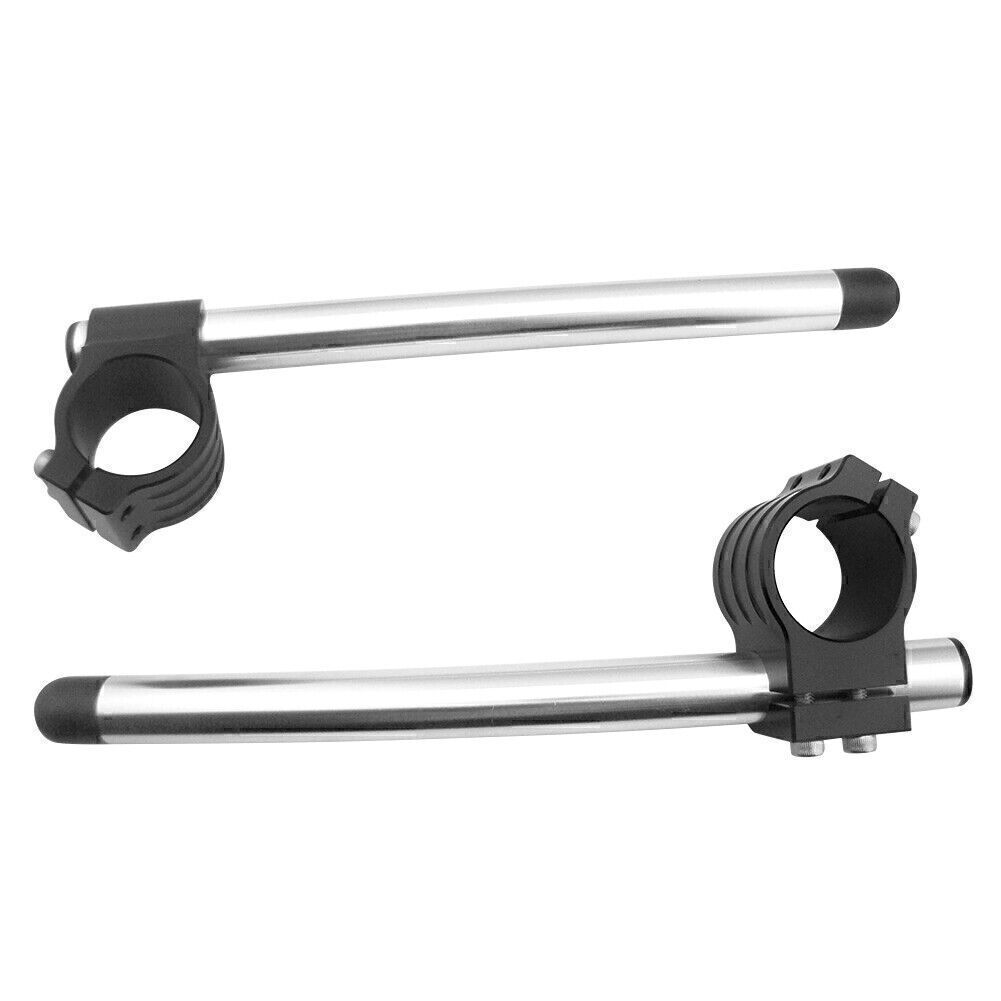Clip-On Handlebars 41MM Fork Tube handbar for Suzuki GSX750F for Honda Black Q