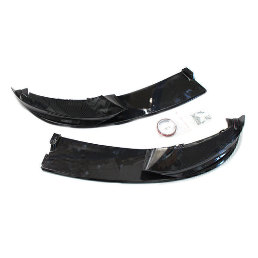 Carbon Fiber ABS Front Bumper Lip Fit for BMW F32 F33 F36 4 Series M Sport 14-20 15 Q