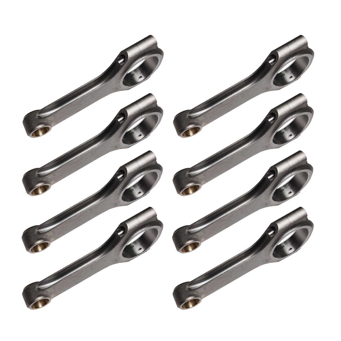 8x Forged 4340 H-Beam 6.125 inch Connecting Rods for /GM SBC 305 350 400 Boltless n