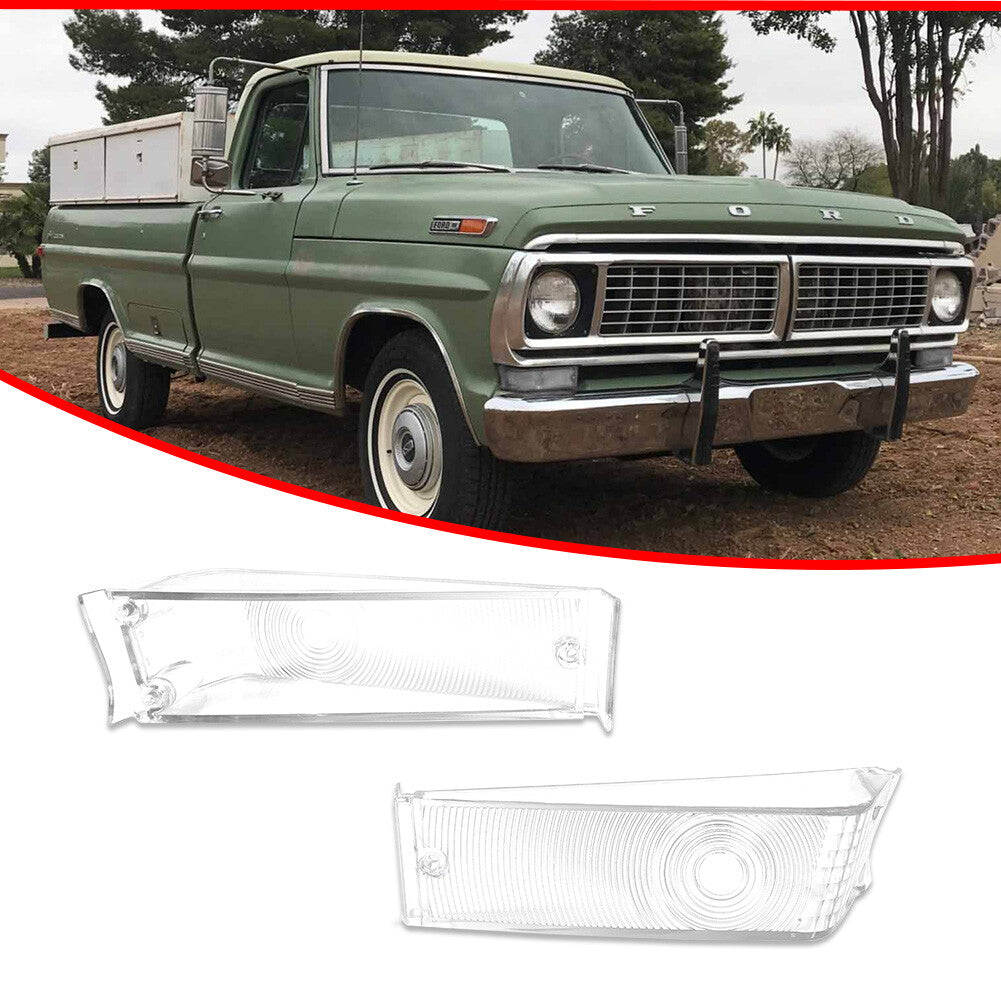 Suitable for F-100 F100 turn signal light transparent lens set left and right 1970-1971-1972- v