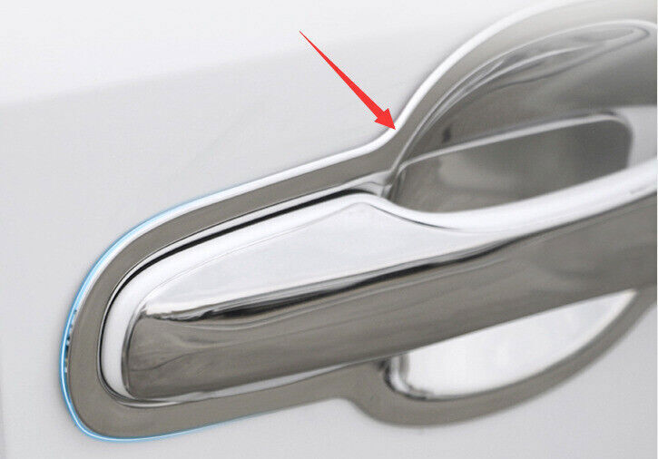 for Toyota for Corolla 2019-2023 Steel Exterior Side Door Bowl Frame Trim 8pcs/SET