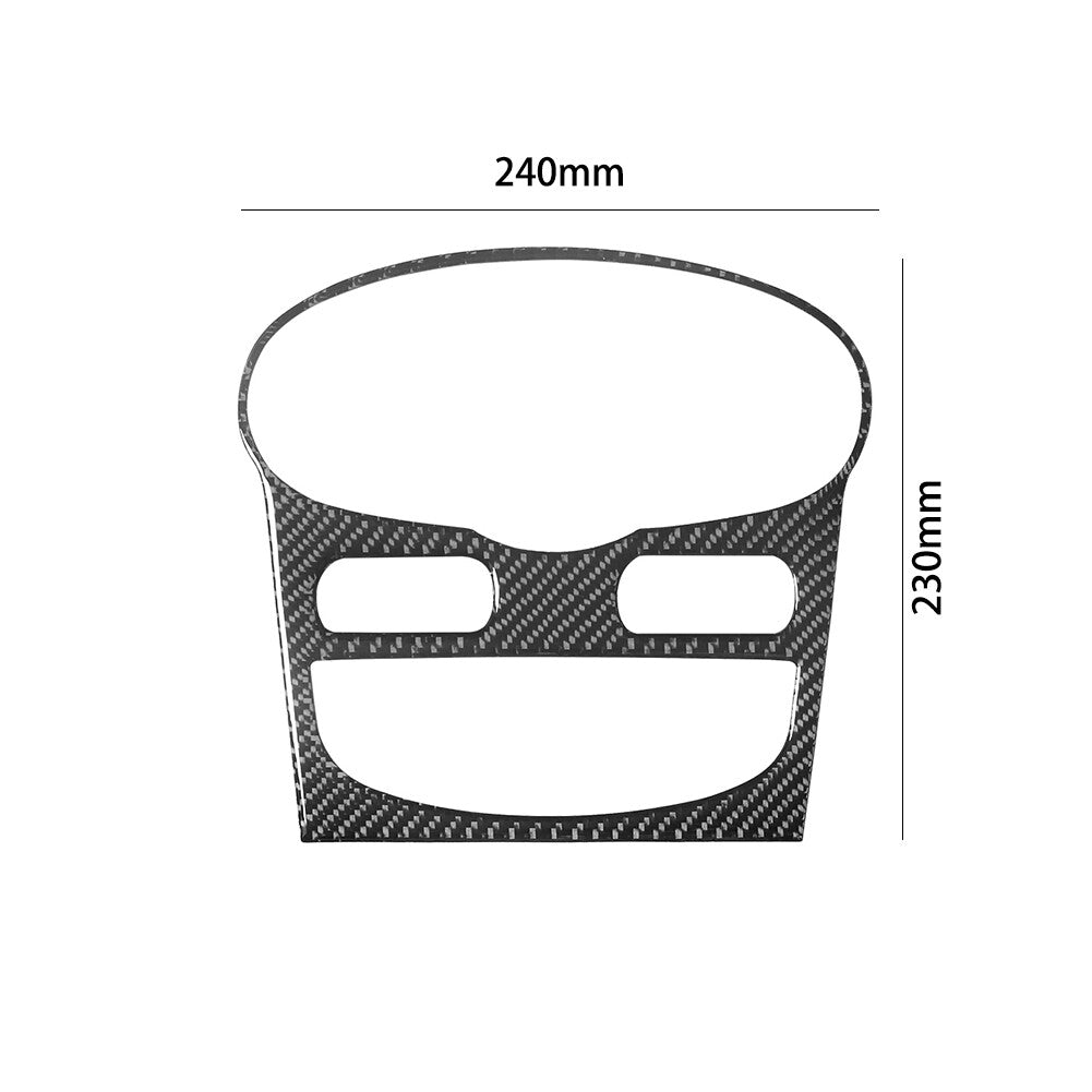 Red Carbon Fiber Rear Vent Frame Cover for Jeep for Wrangler JL 2018+ Gladiator 20+ v