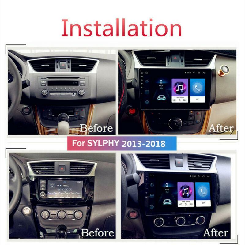 10.1-inch Android 9.1 Car Radio GPS Player for Sentra Sylphy 2013-2018 (2+32GB) n