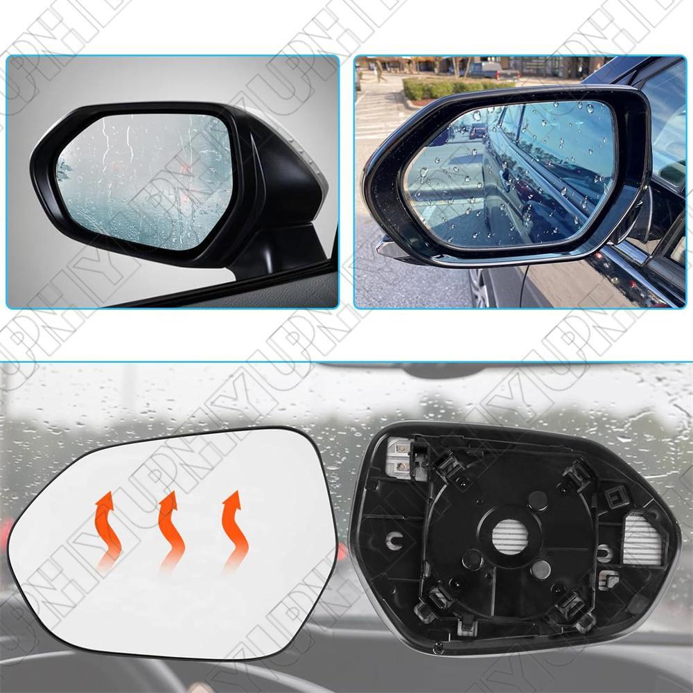 Driver Left Side Mirror Glass Heated for Toyota Prius 2016-2022 for Camry 2018-2022 Q