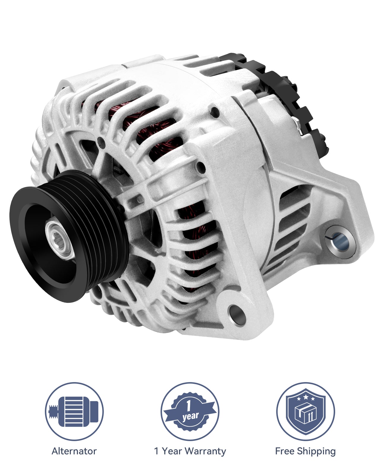 1PC 12 Voltage Alternator Fit for Nissan Maxima SE Sedan 3.5L 2004-2005 AVA0004
