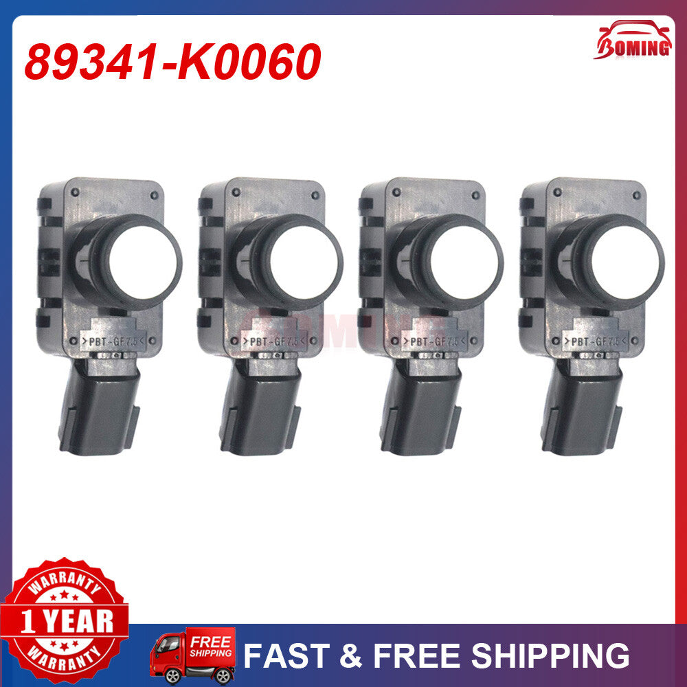 4-piece white PDC parking sensor set 89341-K0060 for Toyota for Camry for Sienna Venza