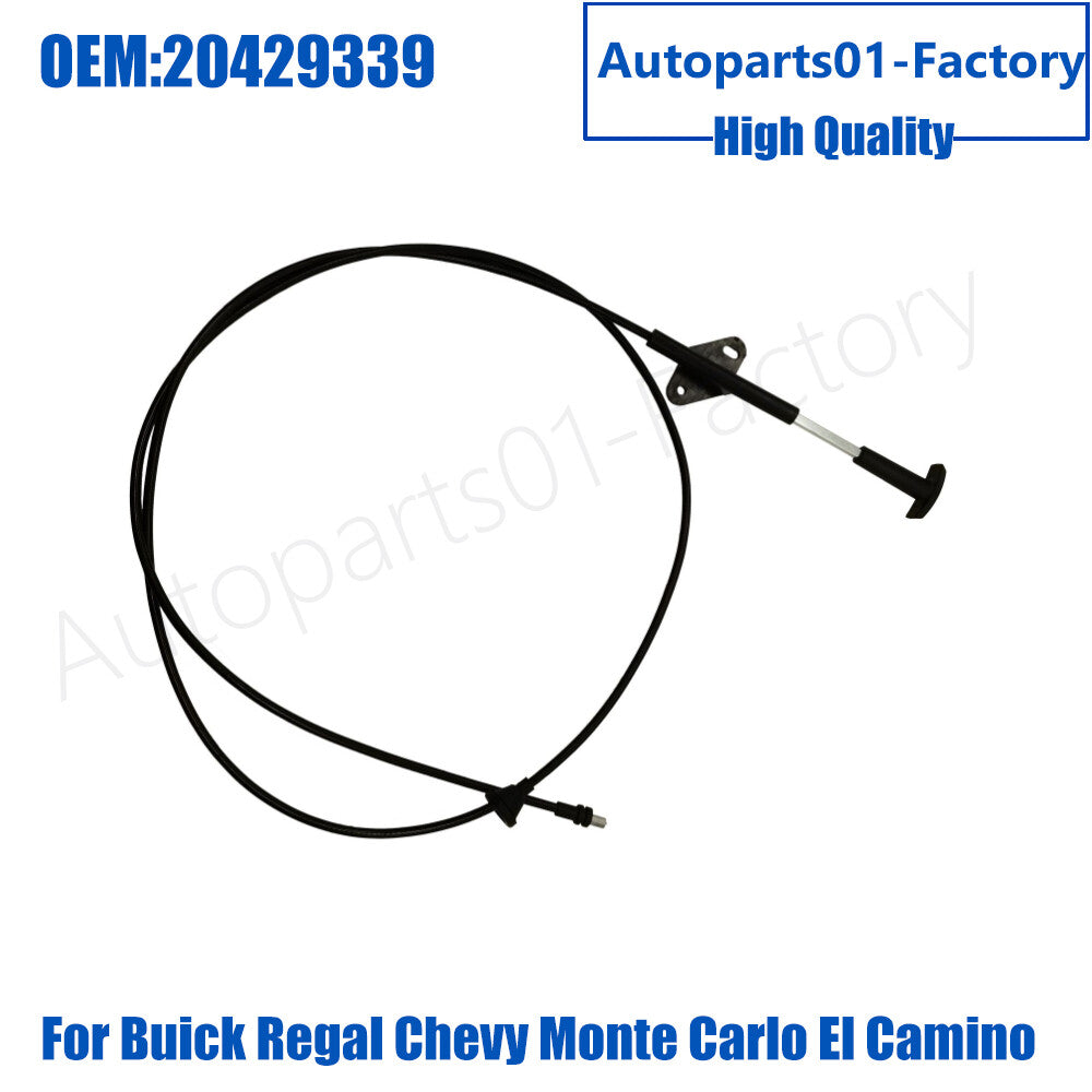 20429339 Hood Release Cable for Buick Regal for Chevy Monte Carlo El Camino