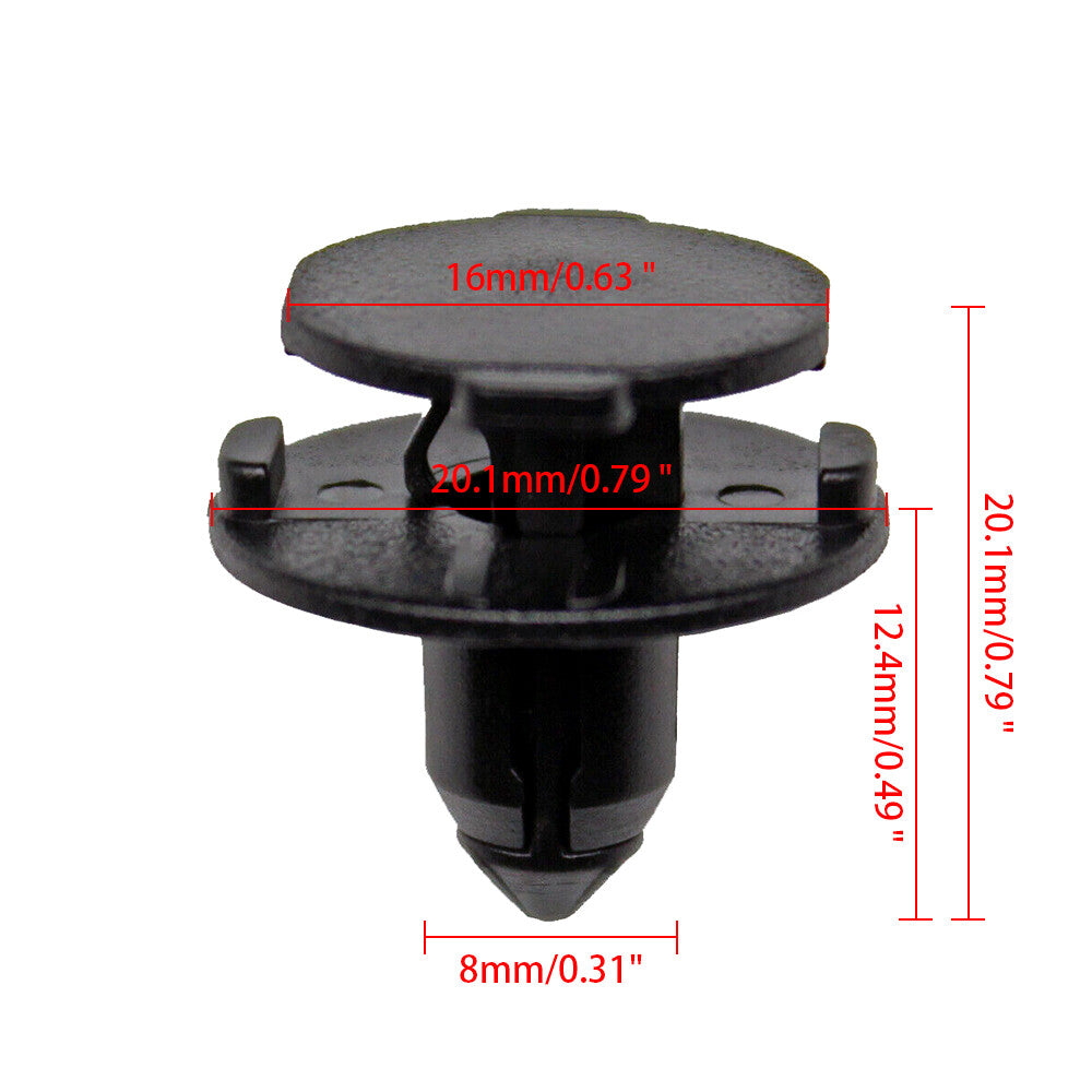 50x for Nissan for Altima Sentra Bumper Splash Shield Push Clips Retainer Rivet
