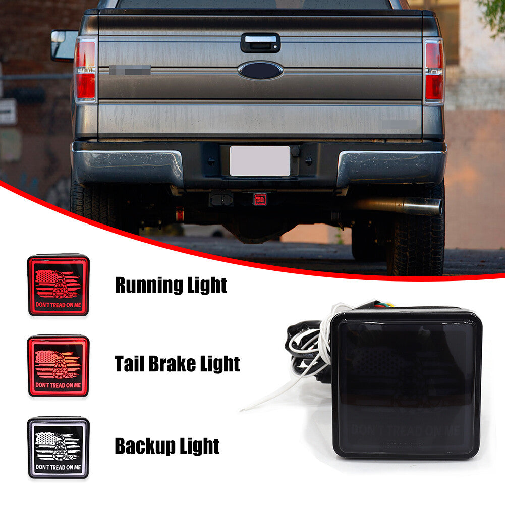Suitable for Silverado for GMC for Sierra 1500 2500 3500 LED tow hook cover light smoke v