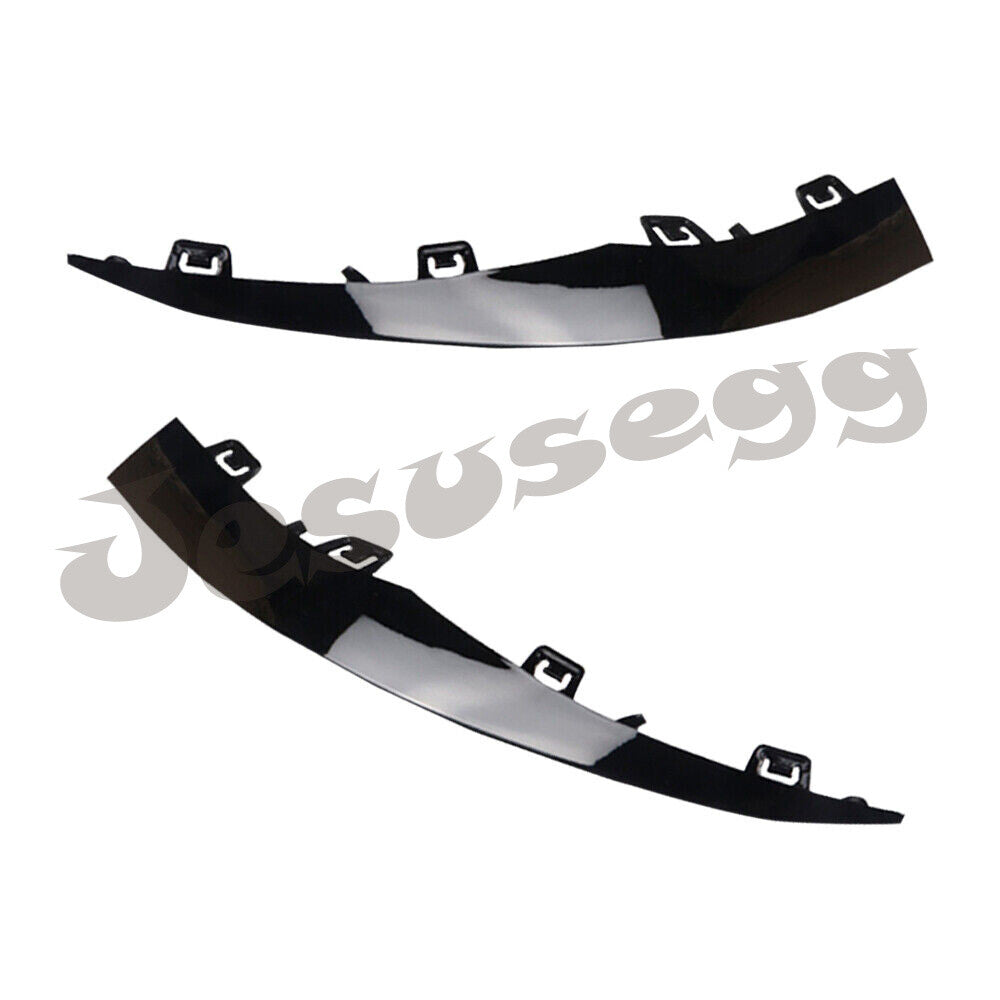Pair Front Bumper Outer Trim Molding LH+RH fits 19-20 for Mercedes W205 C300 C63 AMG