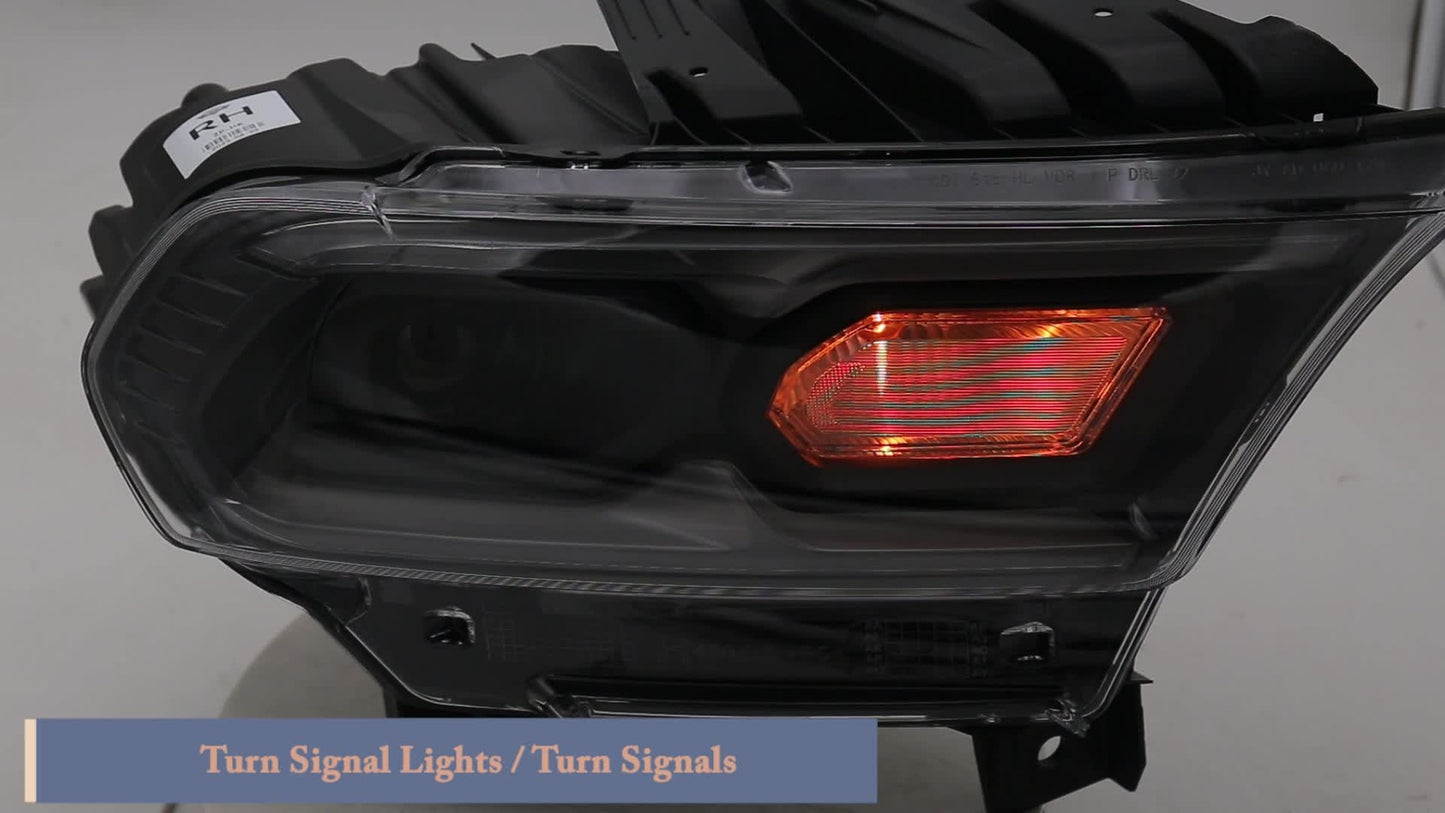 For 2021-2024 for Dodge Durango w/Halogen Turn Signal LED Headlight Passenger Right