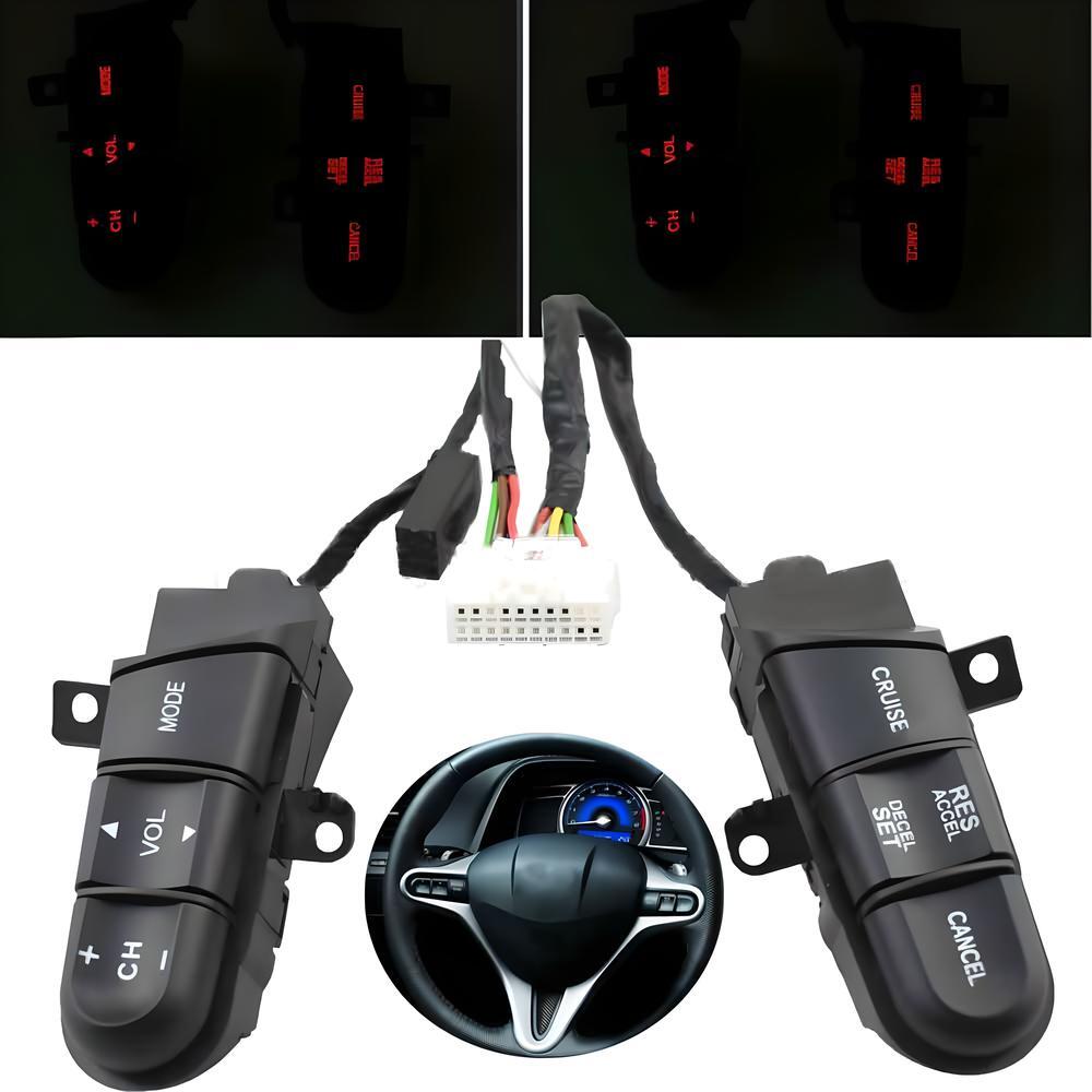 Steering Wheel Button - Volume Control Cruise Switch for Honda for Civic HR-V v
