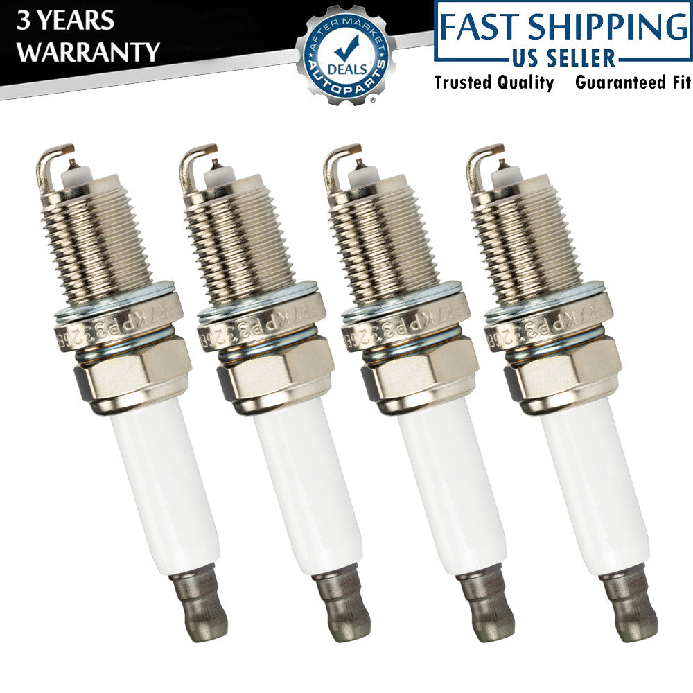 4x for BMW E60 E63 E64 E65 E66 E53 4.8 Double Platinum Spark Plugs Q