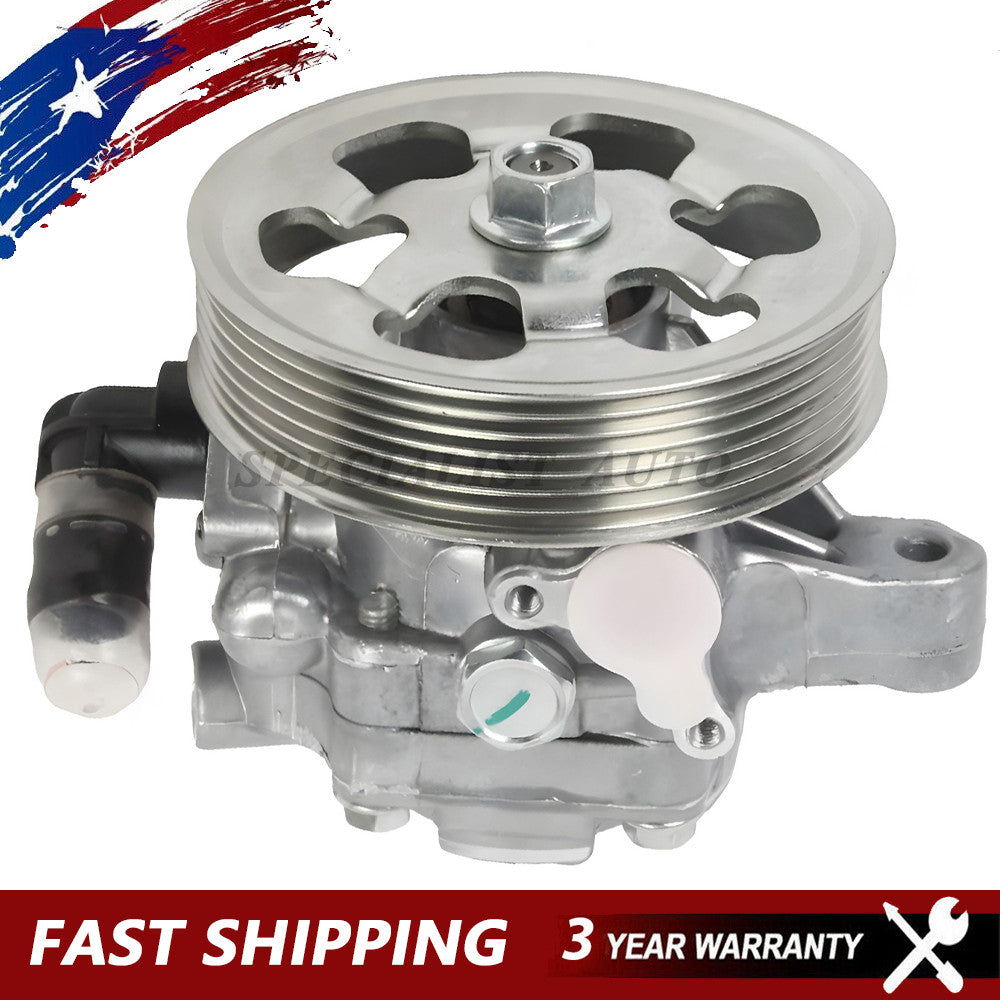 1pc Fits 2002-2011 for Honda CR-V 2.4L Power Steering Pump w/ Pulley Q
