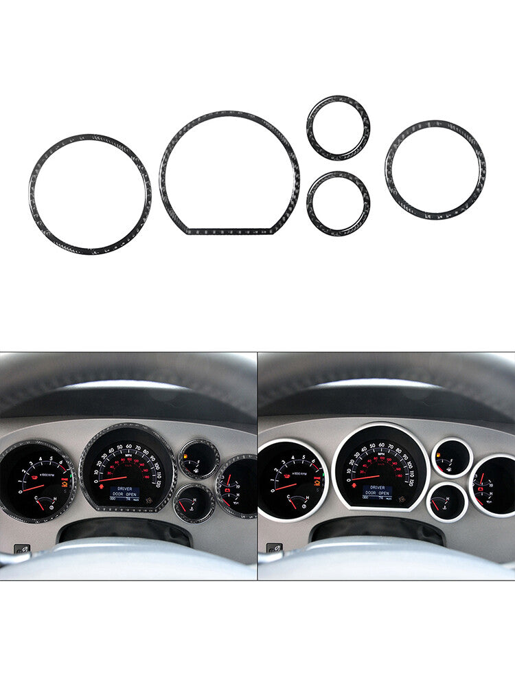 2X Carbon Fiber Side Vent Panel Frame Trim Cover For Explorer 2011-2014 Red v