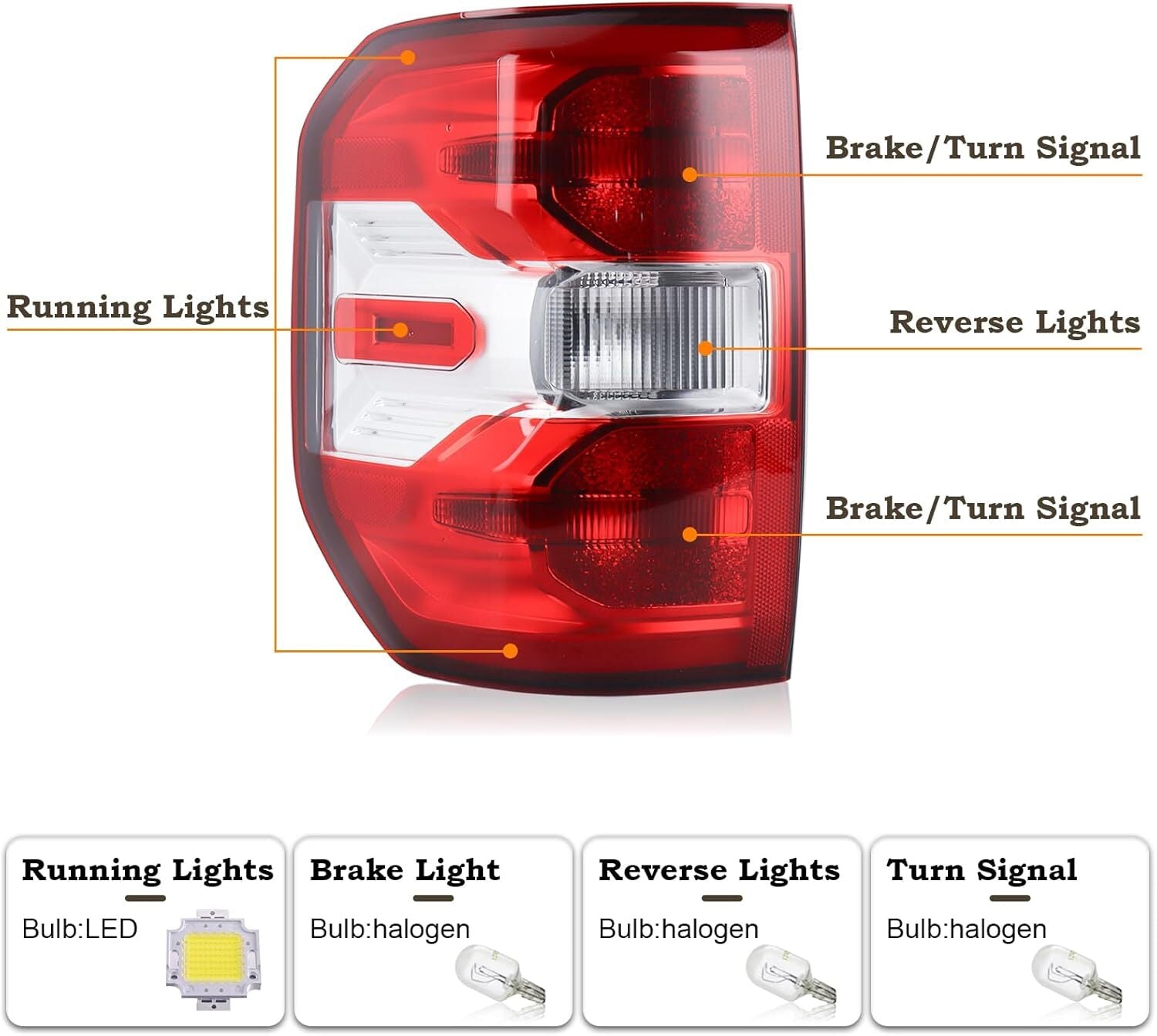 2022 2023 2024 For Maverick Lariat LED Tail Light Right Passenger Lamp n