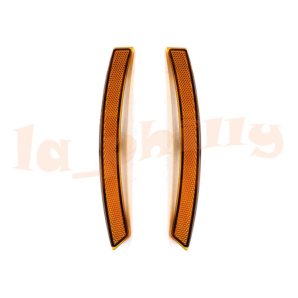 2x Front Right + Left Bumper Wheel Fender Molding Trim Light Fit For 2023 CRV