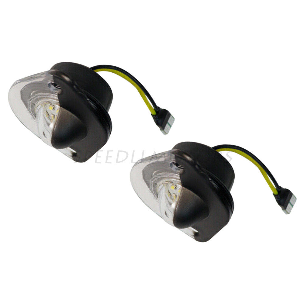 for Ford for Mustang 1994 1995 1996-2004 Pair LED License Plate Lights White Plastic Q