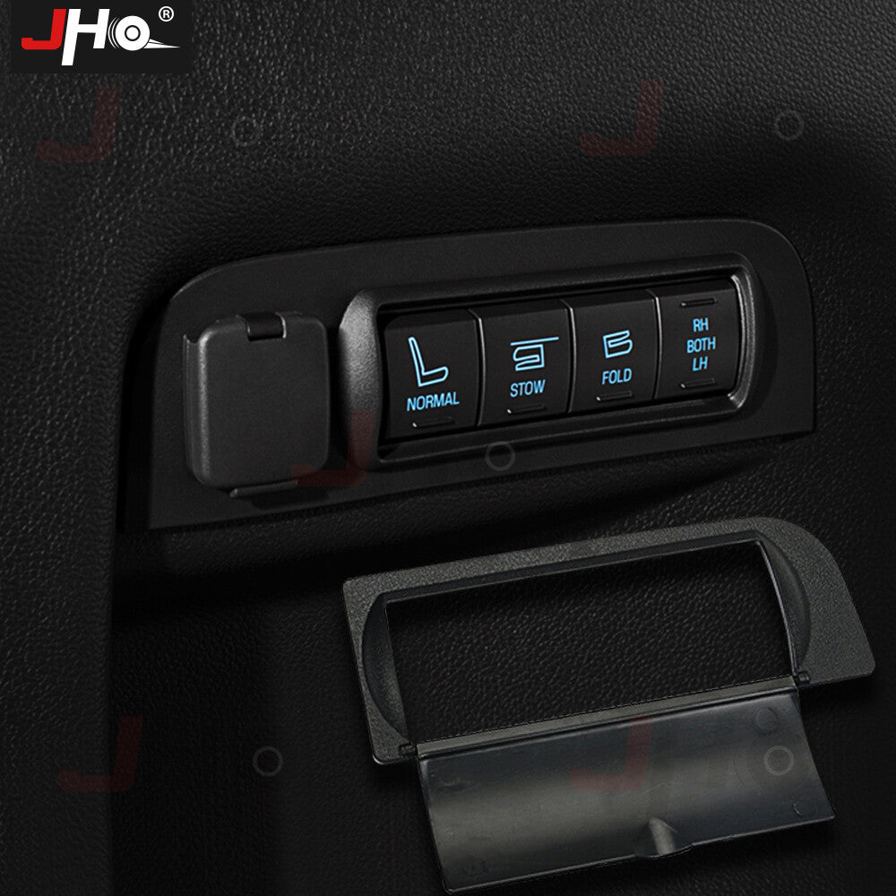 for Ford Explorer 2016-2019 ABS Black for Seat Switch Control Frame Trim 1pcs