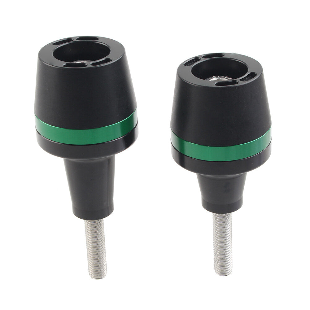 for Yamaha for Suzuki for Honda for Kawasaki Green Frame Sliders Crash Protector