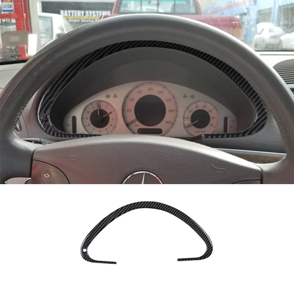Carbon Fiber Interior Speedometer Cover Trim for Mercedes-Benz E-Class W211