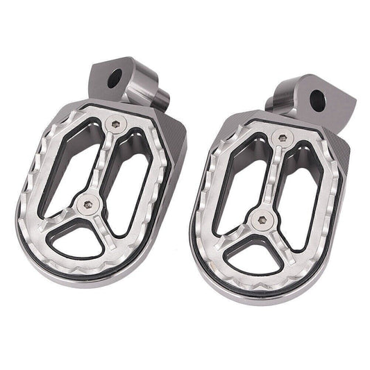 Shark Teeth Dirt Bike Foot Peg for YAMAHA YZ85 YZ125 YZ250 YZ450F 1999-2015 Gray Q