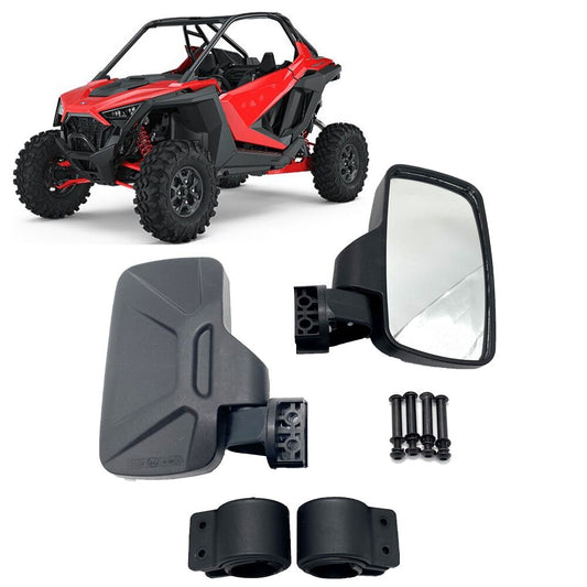 for Polaris Ranger 570 900 1000 XP Rear Side View Mirror Set Lock  Ride Cab