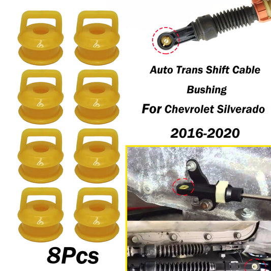 8Pcs for Chevrolet Silverado 2016-20 Automatic Transmission Shift Cable Bushings
