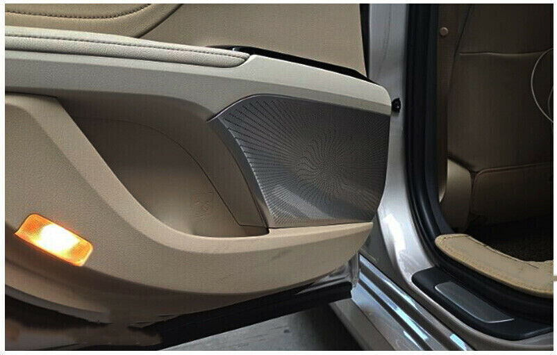 for Toyota for Camry 18-2023 Silver Titanium Inner Door Speaker Panel Cover Trim Kit