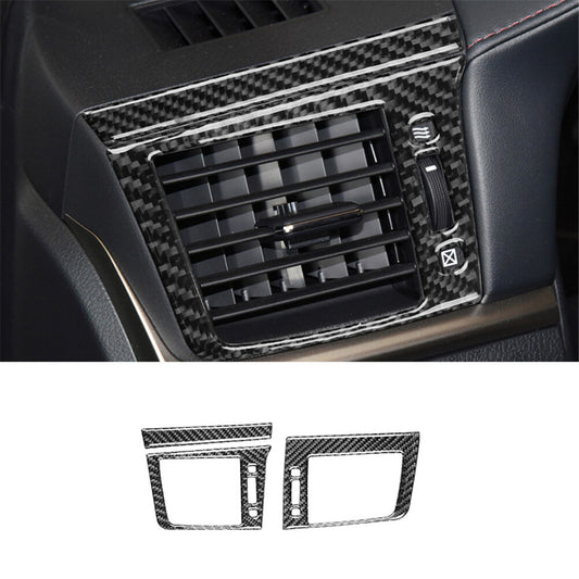 3-Piece Carbon Fiber Inner Vent Cover Trim for Lexus CT200h (2011-17)