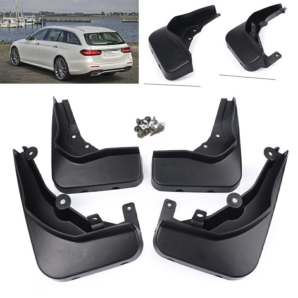 for Mercedes-Benz E Class Sport Sedan 14-15 Splash Guards Mudguard Flaps Fender