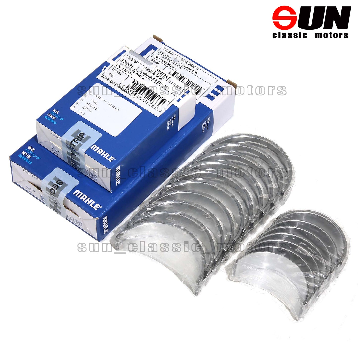 STD Crankshaft & Connector Rod Bearing Shell Set for VW for Tiguan for Audi A4 A3 2.0T