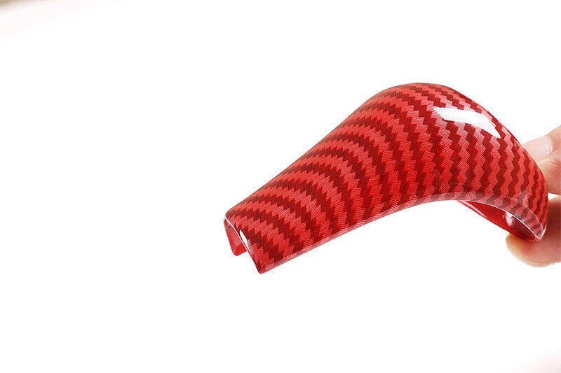 Suitable for Mercedes A/C/E/CLS/GLK/G Class gear lever shifter ABS carbon fiber protective cover Q