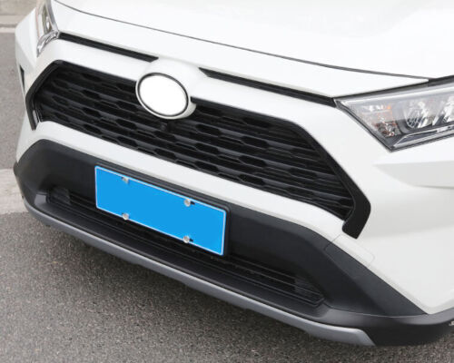 ABS Carbon Fiber 2019-2023 for Toyota RAV4 Front Bumper Center Hood Grill Strip