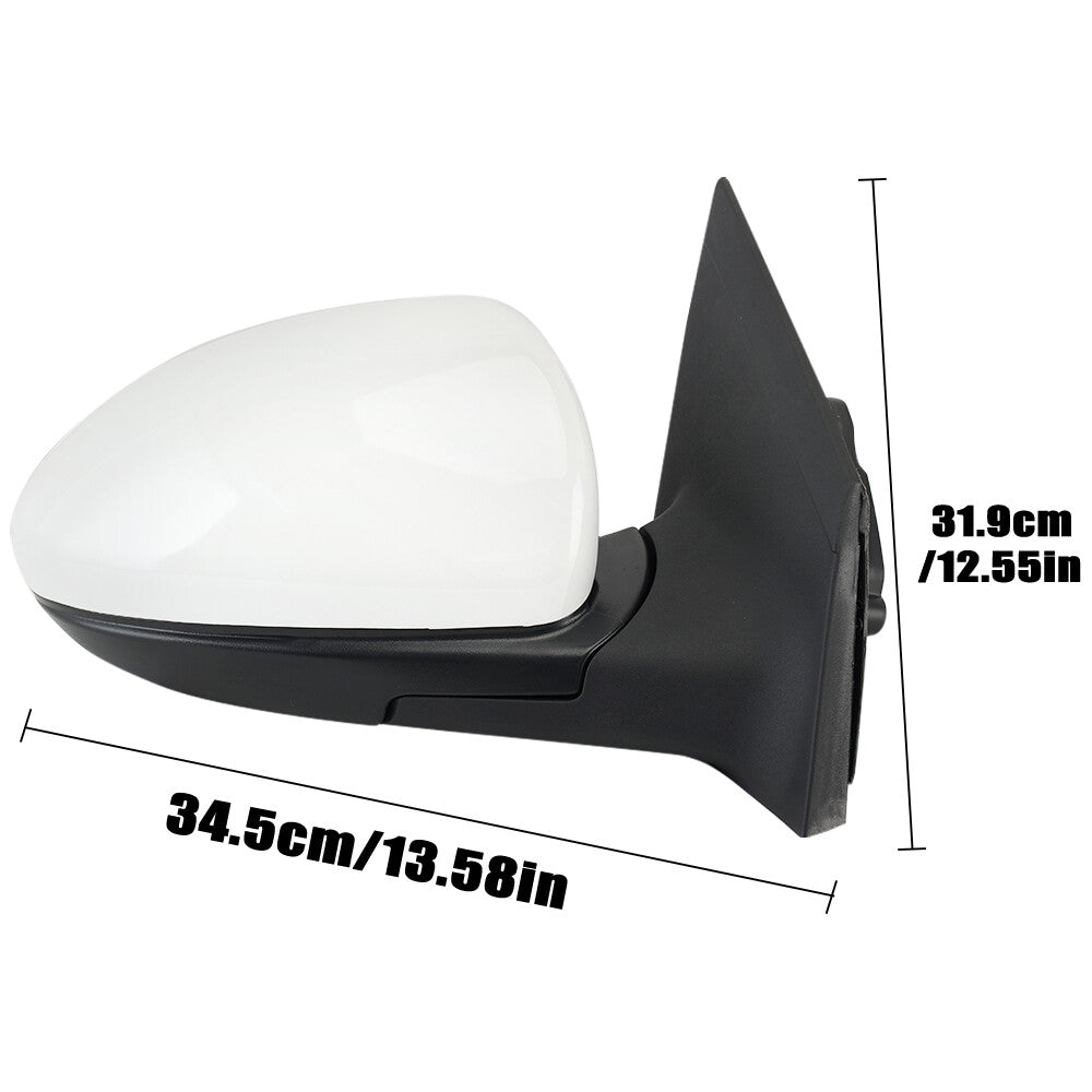 F¨¹r for Chevrolet for Cruze 2009-2014 Spiegelglas Au?enspiegel Rechts Wei? 96831834