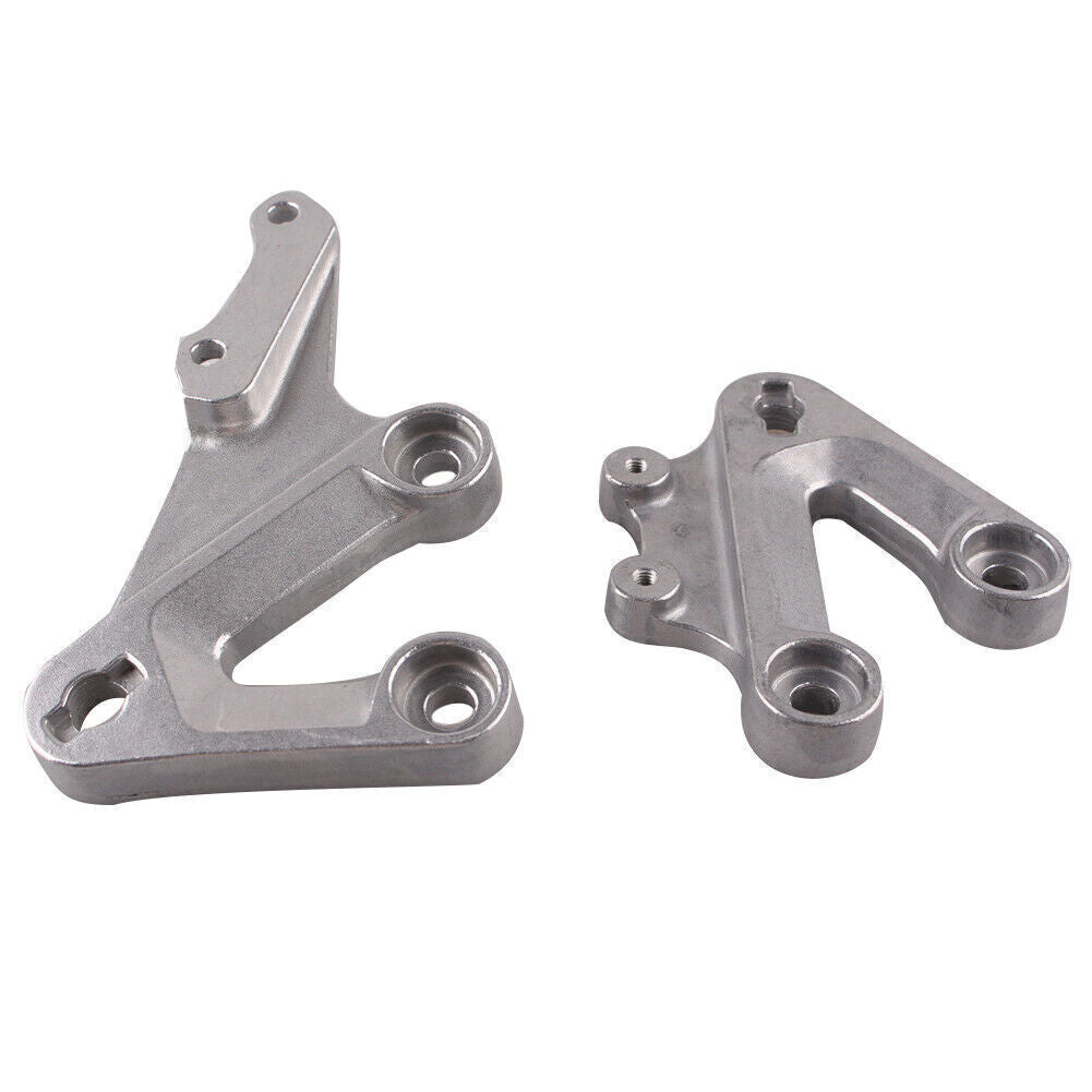 Front Foot Pegs Footrest Brackets Set for SUZUKI GSXR1000 2003 2004