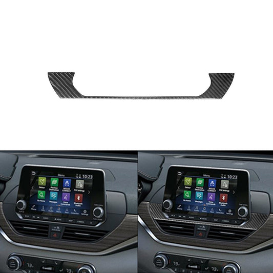 2Pcs Carbon Fiber Passenger Dashboard Cover Trim for Chrysler 200 2015-2017 v