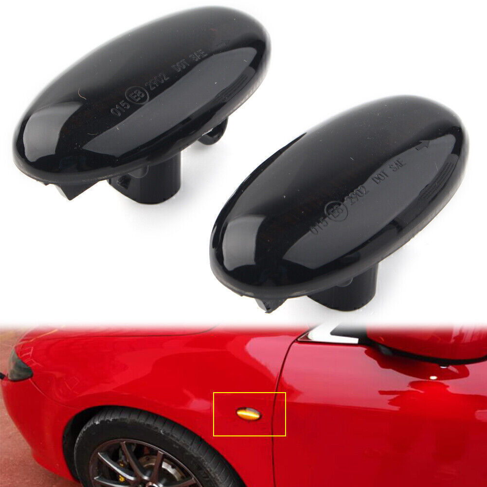 LED Dynamic Side Marker Turn Signal Sequential Blinker Light for MAZDA 3 2004-11