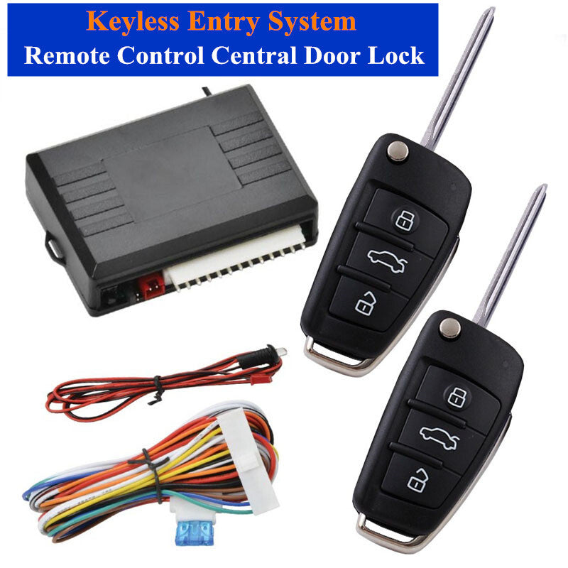Remote Control Central Door Lock Kit Locking Keyless Entry System For Most Car v