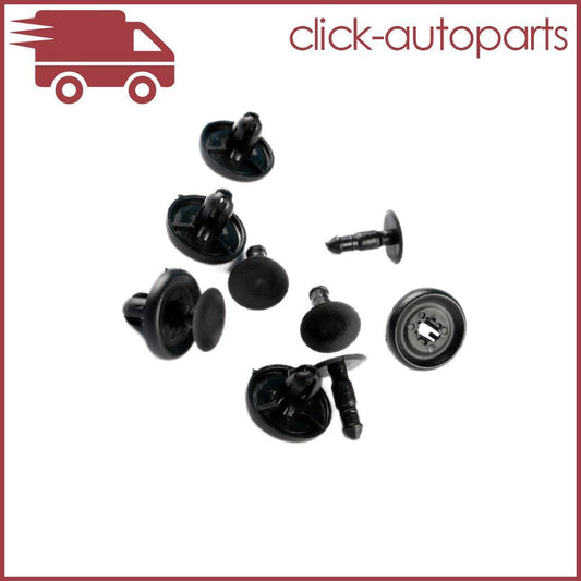 10 pcs Body Plastic Push Pin Rivet Fasteners Trim Moulding Clips Car Assortments