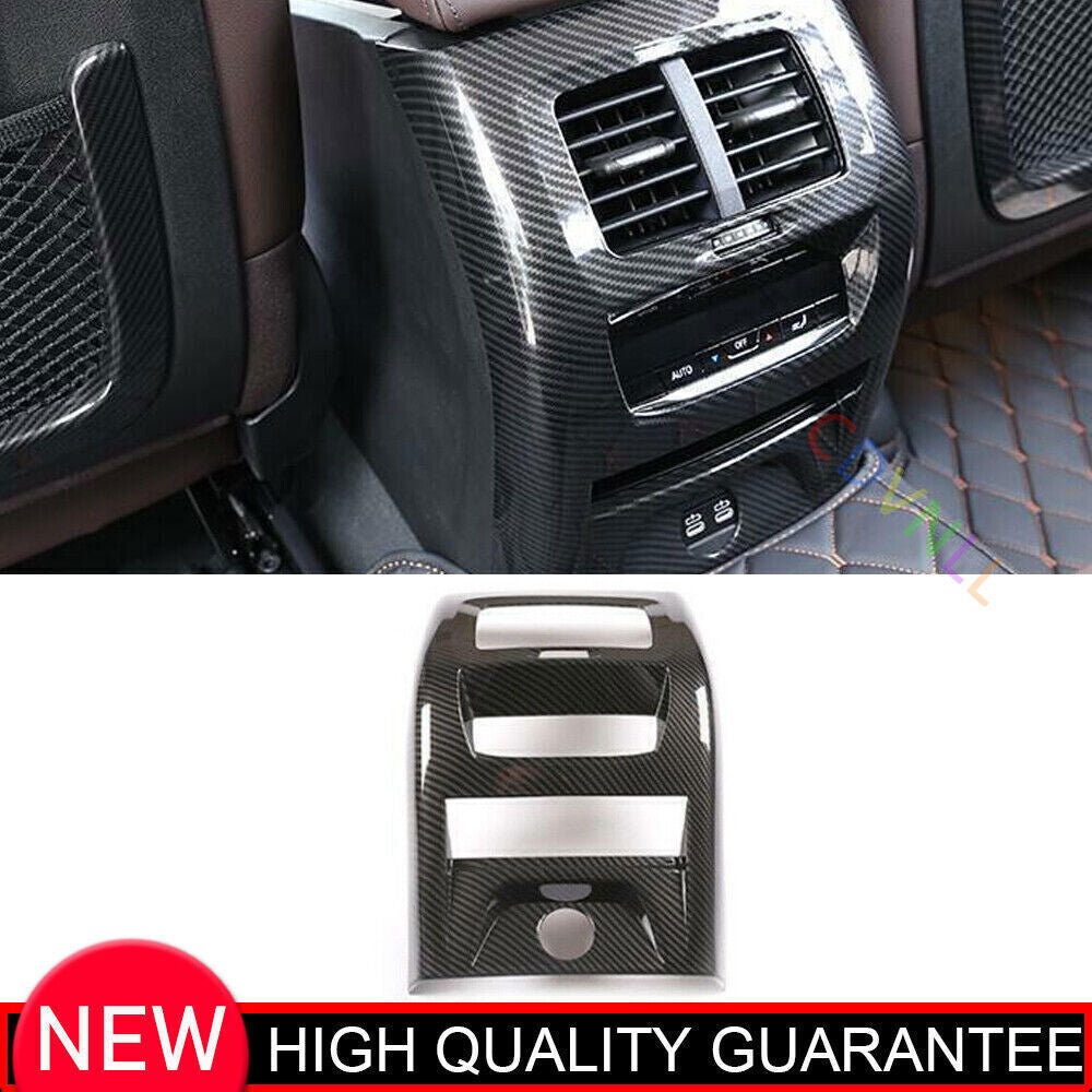 for BMW X3 G01 2018-2019 Carbon Fiber Inner Rear Air Outlet Vent Cover Decor 1P