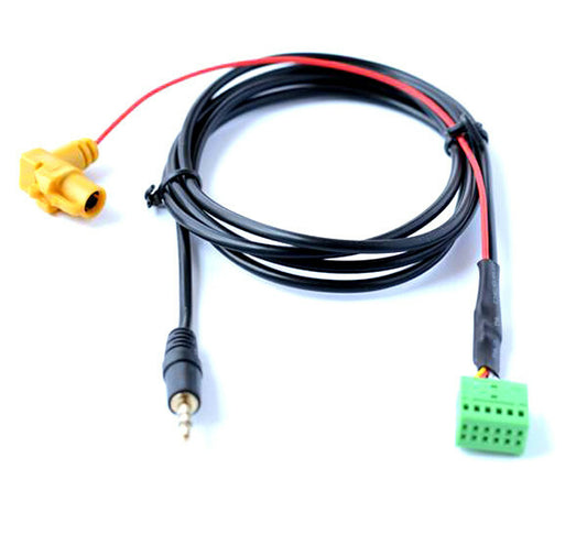 MMI 3G AMI Audio AUX in cable 3.5mm for Audi A6 A4 rs4 q5 Q7 A5 S5 andrio v