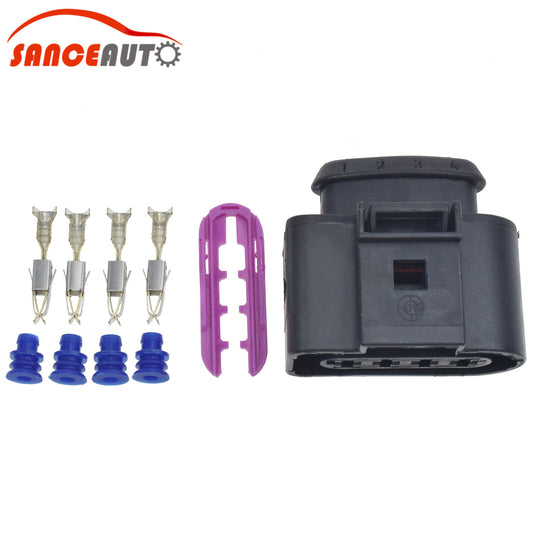 Brand new 4-pin ignition coil connector wiring harness repair kit for Audi for VW 00-09 1J0973724- n
