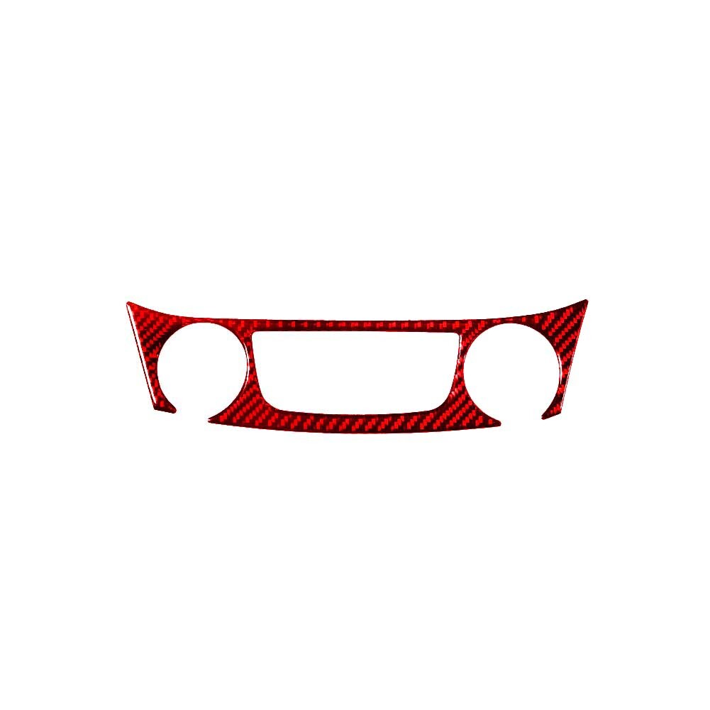 Carbon Fiber Center CD Panel Decorative Trim Cover For 3Series F30 2013-2019 v